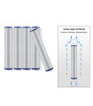 PP Cotton Filter Pack with Balls for Shower Heads P-5.FIL.ALCH | Micrometric Filtration | Chlorine Reduction