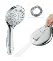 Shower Head Jet Propulsion BL-5013P | 5 Water Modes | Pressure Cleaning Button | 1.5m Encrypted Hose