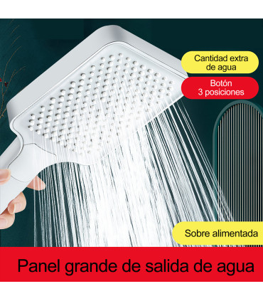 White Square Ceiling & Handheld Shower Pack BL-3003-DZ | Large Format | Overfed Handheld | Water Saving