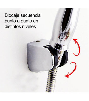 Soporte Alcachofa de Ducha Universal BL-1008-B | Montaje con Tornillos