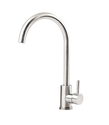 Grifo de Cocina y Lavabo LH-119 | Monomando de Dos Vías en Acero Inoxidable 304 | Giro 360º