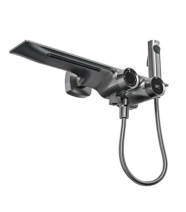 Complete Shower-Bathtub Column TomaHawk LH-2365 Thermostatic | Copper | Temperature Display LED | Hand & Ceiling Shower