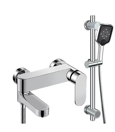 Douche-Badkolom LH-999+KIT | Massief Koper | Enkelhand | Keramisch Kern