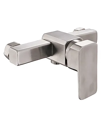 Fyrkantig Dusch Blandare LH-8906 | Enkelhandeds | Rostfritt Stål SUS 304 | Keramisk Kärna