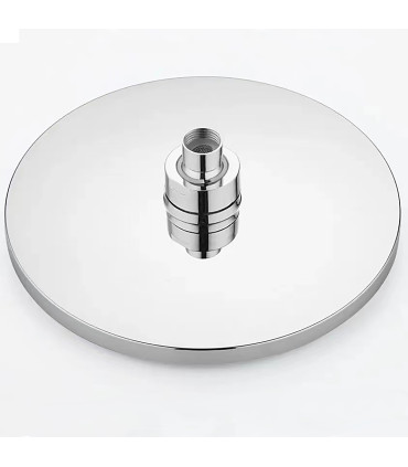 Pack Cabezal y Alcachofa Ducha Plata Brillo BL-3005-DZ | Cabezal Reforzado | Inyección de Aire