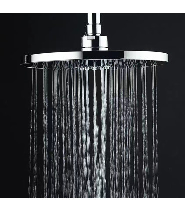 Pack Tête et Douchette Chrome BL-3005-DZ | Tête Renforcée | Injection d’Air | 3 Modes de Jet