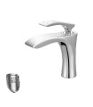Lavatory Faucet LH-8537 | Stainless Steel SUS 304 | Single Handle Cold and Hot Water | Ceramic Valve