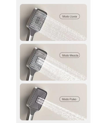 Dusch-Bad Kolonn Tomahawk LH-2366+KIT | Termostatisk | Koppar-Latton H59 Lichaam | Justerbar Stång | Handdusch