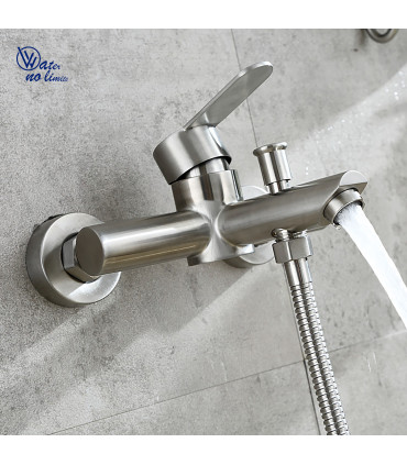 Robinet Baignoire-Douche LH-9105 | Monocommande | Acier Inoxydable 304 | Cœur Céramique