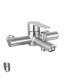 Bathtub-Shower Faucet Water No Limits LH-9105 | Single Lever | Stainless Steel 304 | Ceramic Core