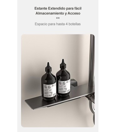 Colonna Doccia-Bagno TomaHawk LH-2365 Termostatica | Rame | Display LED Temperatura | Soffione e Tetto