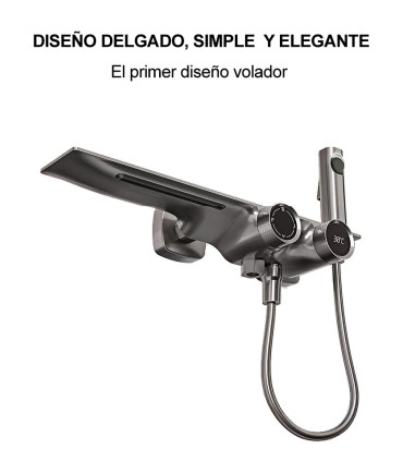 Colonna Doccia-Bagno Completa TomaHawk LH-2365 Termostatica | Rame | Display Temperatura | Soffione e Tetto