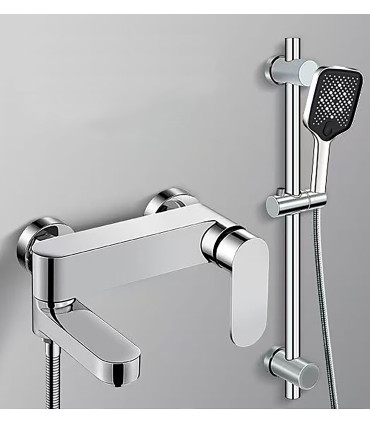 Dusche-Badewanne Wasserhahn Water No Limits LH-999 | Massivkupfer | Einhebelarmatur | Keramik-Kern