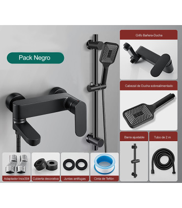 Shower-Bathtub Column Water No Limits LH-999+KIT | Solid Copper | Single Lever | Ceramic Core