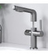 Grifo Lavabo Display Temperatura Dinamo SJ-231| Cuerpo Cobre | Cabezal Extraíble | Altura Ajustable para Lavar Cabezas
