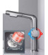 Grifo Lavabo Display Temperatura Dinamo SJ-231| Cuerpo Cobre | Cabezal Extraíble | Altura Ajustable para Lavar Cabezas