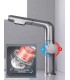Grifo Lavabo SJ-231 Display LED Temperatura Dinamo | Cuerpo Cobre | Cabezal Extraíble | Altura Ajustable para Lavar Cabezas