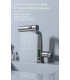Grifo Lavabo Display Temperatura LH-189 | Cuerpo Aleación | Cabezal Extraíble 3 modos | Altura ajustable Lavar Cabezas