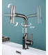 Grifo Lavabo Display Temperatura LH-189 | Cuerpo Aleación | Cabezal Extraíble 3 modos | Altura ajustable Lavar Cabezas