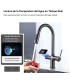 Torneira Cozinha Display LED Temperatura LH-232 | Cobre Maciço | Extraível | Monomando e 3 Modos Água