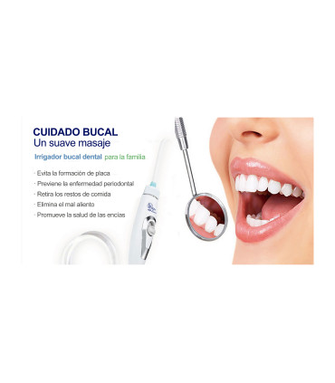 Standard Dental Irrigator | No Batteries or Electricity | Tap Pressure | Linear, Unlimited, Silent Jet