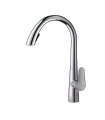 Grifo Cocina Cuello Cisne LH-8042 | Cobre Macizo | Cabezal Extraíble con dos Modos de Salida de Agua
